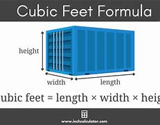 Image result for Cubic Foot Calculator
