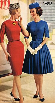 Image result for How a Women Dress Up in 1960s