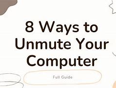 Image result for How to Unmute HP Laptop