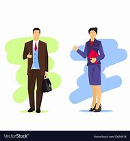 Image result for Businessman and Woman Clipart