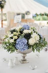 Image result for Blue Wedding Flowers Centerpieces
