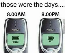 Image result for Nokia Battery Memes