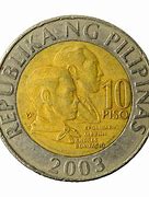 Image result for Philippine Ten-Peso Coin