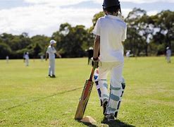 Image result for Children Playing Cricket Far View