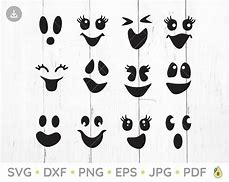 Image result for Cute Ghost Face SVG