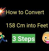 Image result for 158 Cm to Inches Feet