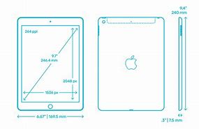 Image result for iPad 5 Dimensions