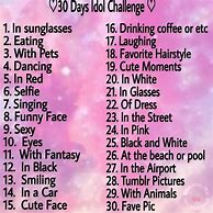 Image result for 30-Day Idol Challenge