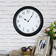 Image result for Black Vintage Wall Clock