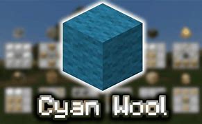 Image result for Wool Block Minecraft Cyan