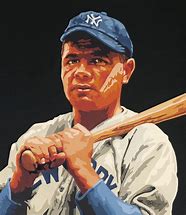 Image result for Babe Ruth Art