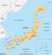 Image result for Political Boundaries of Japan On Map