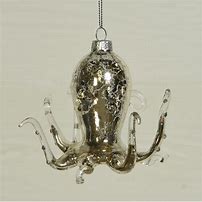 Image result for Glass Octopus Christmas Ornament