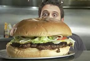 Image result for Man vs Food Burger