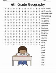 Image result for Words Searches for Sixth Grade Printables