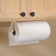 Image result for Gold Under Cabinet Paper Towel Holder