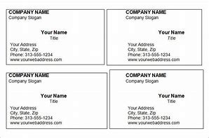 Image result for Free Blank Business Card Templates to Print