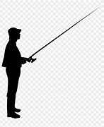 Image result for Silhouette of Penn Fishing Rod