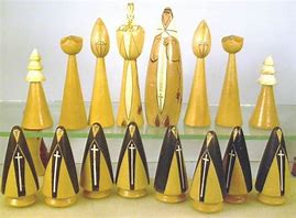 Image result for Catholic Chess Set