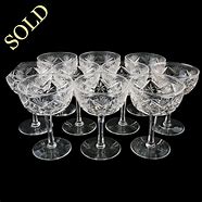 Image result for Vintage Crystal Champagne Glasses