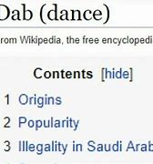 Image result for DAB Wikipedia Meme