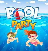 Image result for Swimming Party Clip Art