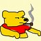 Image result for Winnie the Pooh Holding Blunt