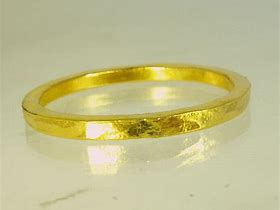 Image result for 24 Karat Solid Gold Wedding Band