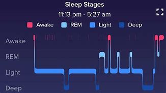 Image result for Fitbit Sleep Chart