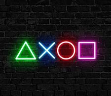 Image result for PlayStation Neon Shapes Logo