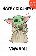 Image result for Happy Birthday Baby Yoda Clip Art