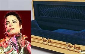 Image result for Michael Jackson Gold Casket