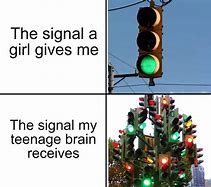 Image result for Traggic Signal Meme