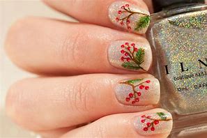 Image result for Winter Berries Nail Art