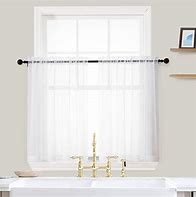 Image result for White Curtains 36 Inches Long