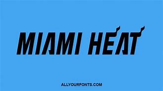 Image result for Miami Heat Font Style in Pink Jersey