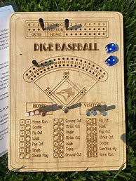 Image result for Baseball Board Games with Dice