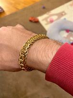 Image result for Custom Handmade Gold Bracelet for Men