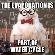 Image result for Evaporation Meme