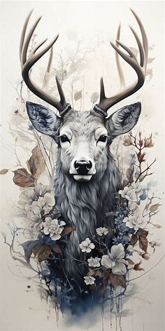 Pin by Edi on Pin buatan Anda | Animal illustration art, Animal drawings, Deer art