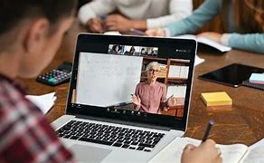 Image result for Pircture of Teacher On Zoom