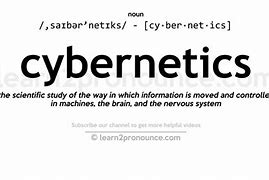 Image result for Cybernetics Meaning
