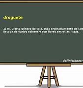 Image result for droguete