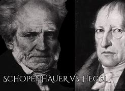 Image result for Schopenhauer Hegel