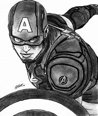 Image result for Captain America Sketches