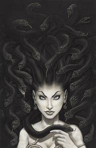 Image result for Beautiful Medusa Drawing