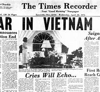 Image result for Vietnam War Newspaper