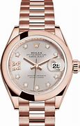 Image result for Rolex Women's Rose Gold Watch