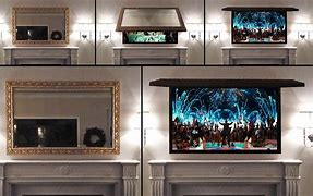 Image result for Hidden TV Wall Mount