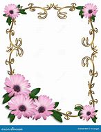 Image result for Pink Daisy Border